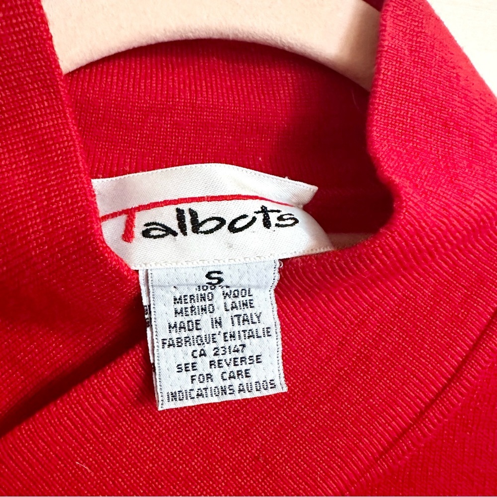 Red Talbots wool pullover - Picture 3 of 4